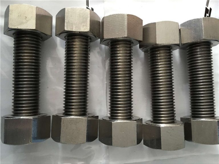 nikljeve zlitine 400 en2.4360 polno navojna palica s pritrdilnimi maticami